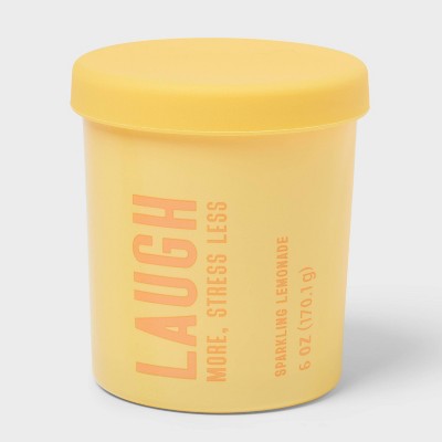 Laugh Sparkling Lemonade Jar Candle 6oz - Room Essentials