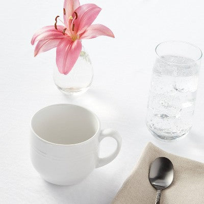 15oz Stoneware Westfield Mug White - Threshold