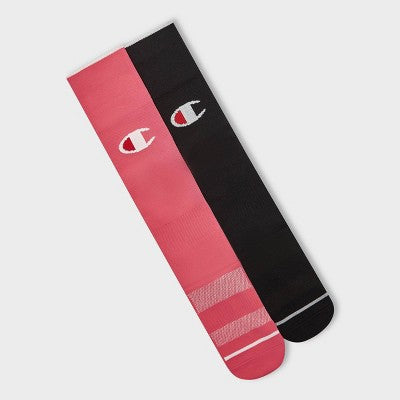Champion Performance Soccer Socks 2pk - Pink M