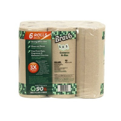 Bravo Paper Towels - 6 Rolls
