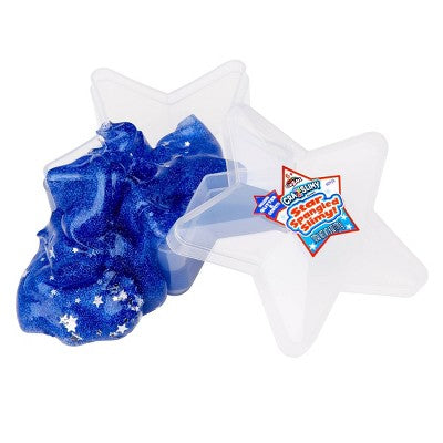 Cra-Z-Slimy Americana Star Spangled Slimy Container - Blue