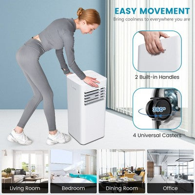 Costway 5000 BTU (8000 BTU ASHRAE) Portable Air Conditioner 4-in-1 AC Unit with Cool Fan Dehum Sleep Mode (LOCAL PICKUP ONLY)