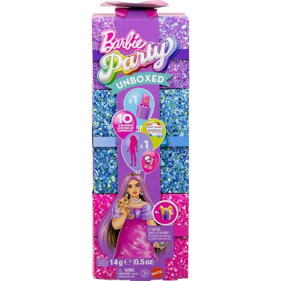 Barbie Party Unboxed Glam Party Series Pink Sparkle Doll & Accessories