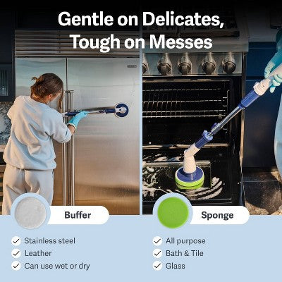 Casabella Power Spin Scrub and Shine Attachment Set - 6ct