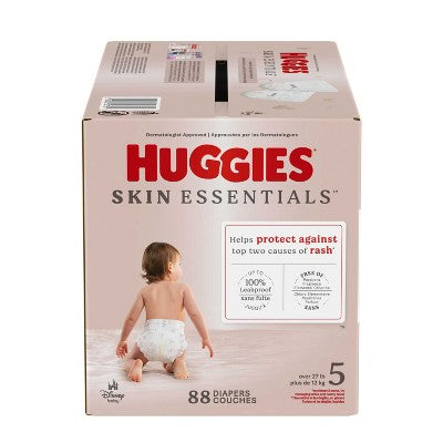 Huggies Skin Essentials Luxury Diapers - Size 5 - 88ct