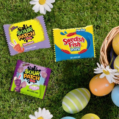 Swedish Fish, Sour Patch Kids' Easter Sour Eggs Candy Variety Pack - 36.1oz/80ct