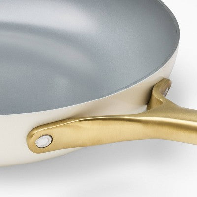 12pc Nonstick Ceramic Coated Aluminum Cookware Set with Champagne Handle - Figmint (LOCAL PICKUP ONLY)