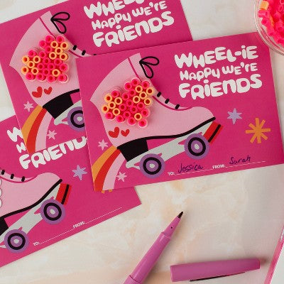 Perler 8ct Wheelie Bead Valentine's Day Exchange Cards