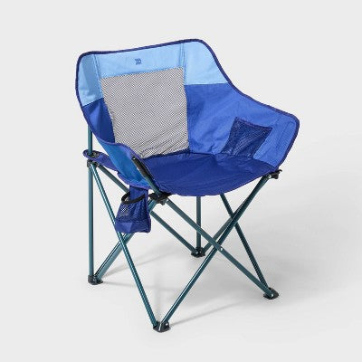 Folding Club Outdoor Portable Camping Chair Blue - All In Motion (LOCAL PICKUP ONLY)