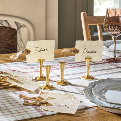 Brass Finish Place Card Holder 4ct - Hearth & Hand with Magnolia
