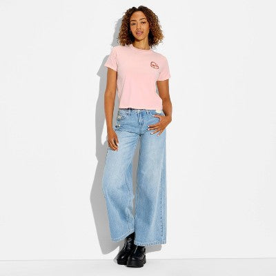 Women's Treat Yourself Short Sleeve Graphic T-Shirt Light Pink XS