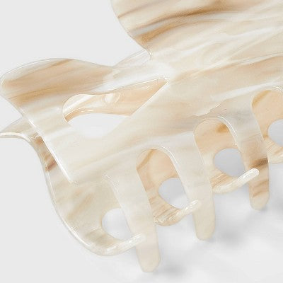 Jumbo Claw Hair Clip - A New Day Ivory