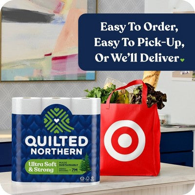 Quilted Northern Ultra Soft Strong Toilet Papers - 24 Mega Rolls: 255 Sheets Per Roll