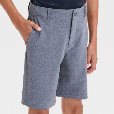 Boys' Golf Shorts - All In Motion Heather Blue 7