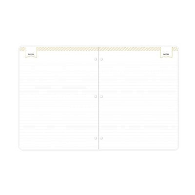 Day Designer 8.5"x11" 2026-2027 Planner Capri Clear Monthly Stapled