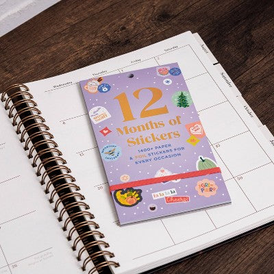 Pulsar Eco Products Year of Planning Sticker Book