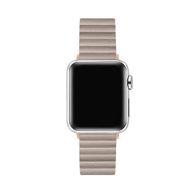 Posh Tech Riley Magnetic Leather Band for Apple Watch - Beige