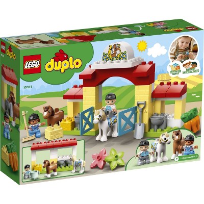 LEGO DUPLO Town Horse Stable and Pony Care Building Toy 10951