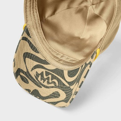 Black History Month Adult Satin-Lined Baseball Hat - Tan