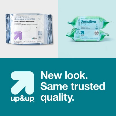 Sensitive Ultra-Soft Makeup Remover Cleansing Towelettes - Unscented - 50ct - up&up