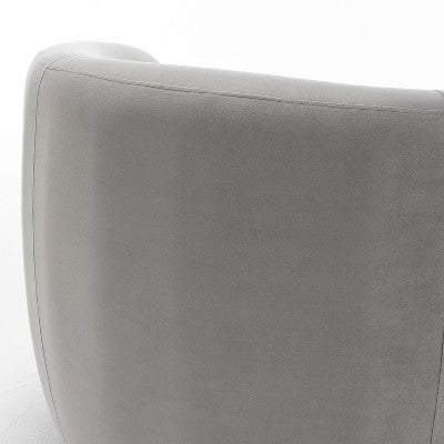 SEYNAR Modern Glam Velvet Upholstered 360 Degree Swivel Accent Armchair (LOCAL PICKUP ONLY)