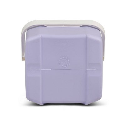 Igloo 18 Cans/12qt Hard-Sided Coolers - Lilac Breeze: Odor & Stain-Resistant Polyethylene