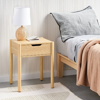 Scandi Nightstand Natural - Room Essentials (LOCAL PICKUP ONLY)