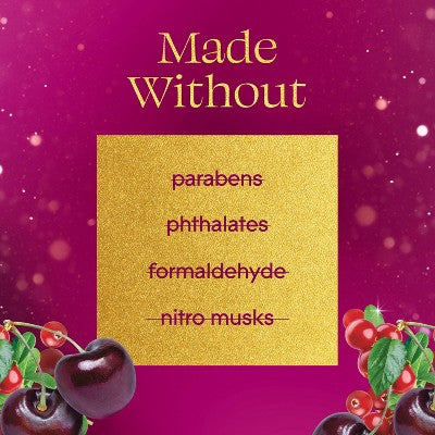 Glade Air Freshener Plug Ins Holiday Scented Oil Diffuser Refills - Black Cherry & Cranberry - 1.34 fl oz/2pk
