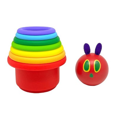 Eric Carle The Very Hungry Caterpillar Bath Time Silicone Stacking Cup Set - 8pc