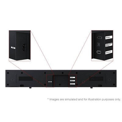 Samsung 2.0Ch Soundbar with Built-in Woofer - Titan Black (HW-B400F) (LOCAL PICKUP ONLY)