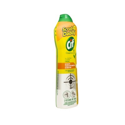 Scrub Daddy Cif All-Purpose Cleaners - Lemon - 21oz: Cleaners and Disinfectants, 21oz, Cream Form, For Ovens and Stoves