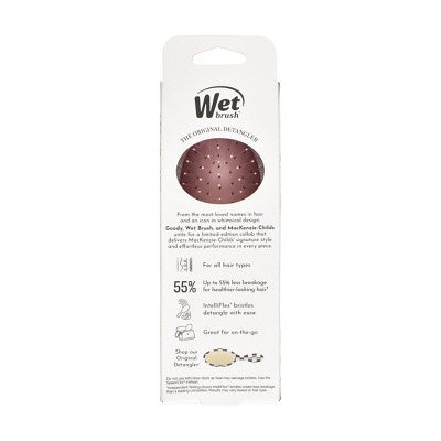 Wet Brush x MacKenzie Childs Mini Detangler Hair Brush - Rosy Check