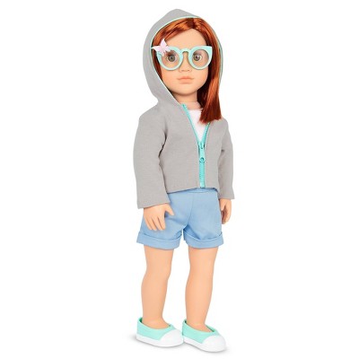 Our Generation Fashion Starter Kit in Gift Box Cambi with Mix & Match Outfits & Accessories 18" Fashion Doll