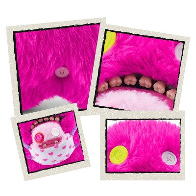 Fuggler Oogah Boogah Pink Long Pile Mini Rascals