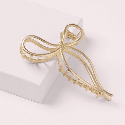 The Hair Edit Gilded Bow Clip