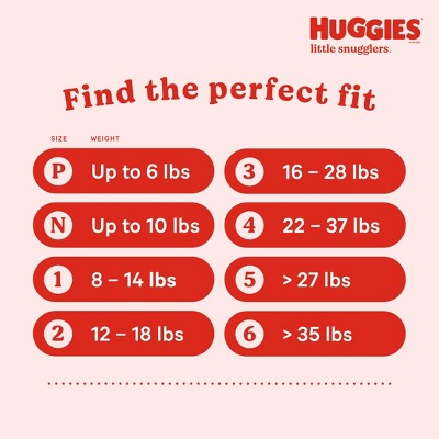 Huggies Little Snugglers Disposable Diapers - Size Newborn - 128ct