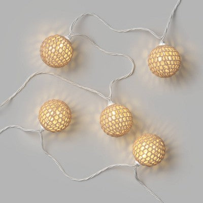 Open Weave String Lights - Threshold