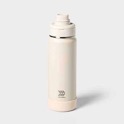 24oz Stainless Steel Vacuum Insulated Water Bottle Chalk - All In Motion: Portable Drinkware