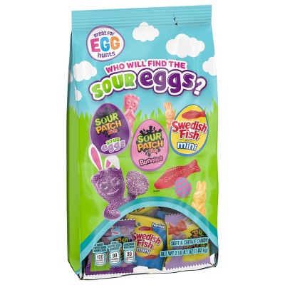 Swedish Fish, Sour Patch Kids' Easter Sour Eggs Candy Variety Pack - 36.1oz/80ct