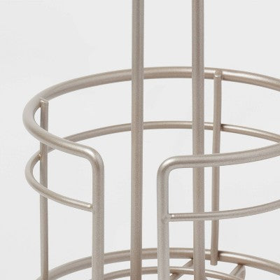 3 Roll Freestanding Toilet Tissue Holder Silver - Threshold