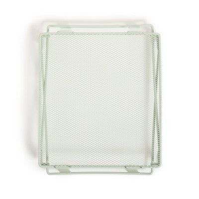 U Brands 12" Tall Mesh Locker Shelf Agave Sage Green