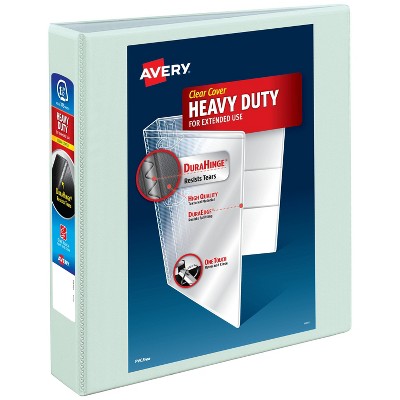 Avery 1.5" Heavy Duty View Ring Binder Soft Green