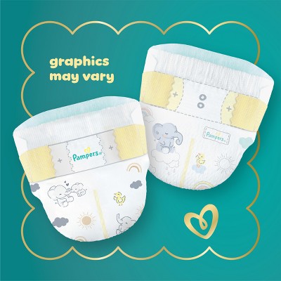 Pampers Swaddlers Sensitive Disposable Diapers Massive Pack - Size 4 - 164ct: 15 to 34 Lbs, Polypropylene, Spandex