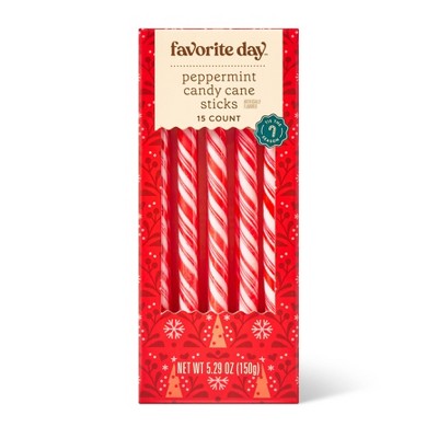 Peppermint Christmas Candy Cane Stirrers - 5.29oz - Favorite Day