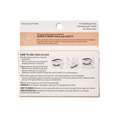 KISS Products Lash Couture Glue - Clear False Eyelashes - 0.24oz