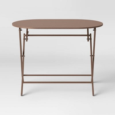 Purcell Folding Patio Bistro Table Brown - Threshold (LOCAL PICKUP ONLY)