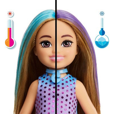 Barbie Party Unboxed Glam Party Series Chelsea Doll & Accessories with 6 Surprises