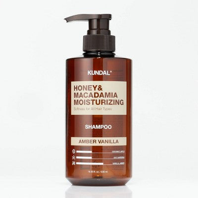 KUNDAL Honey & Macadamia Moisturizing Shampoo - Amber Vanilla - 16.90 fl oz
