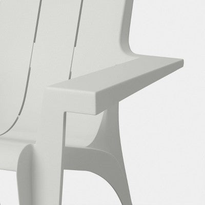 Resin Stackable Adirondack Chair Cream - Room Essentials (LOCAL PICKUP ONLY)