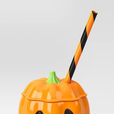 12 fl oz Halloween Figural Pumpkin Tumbler - Hyde and EEK! Boutique